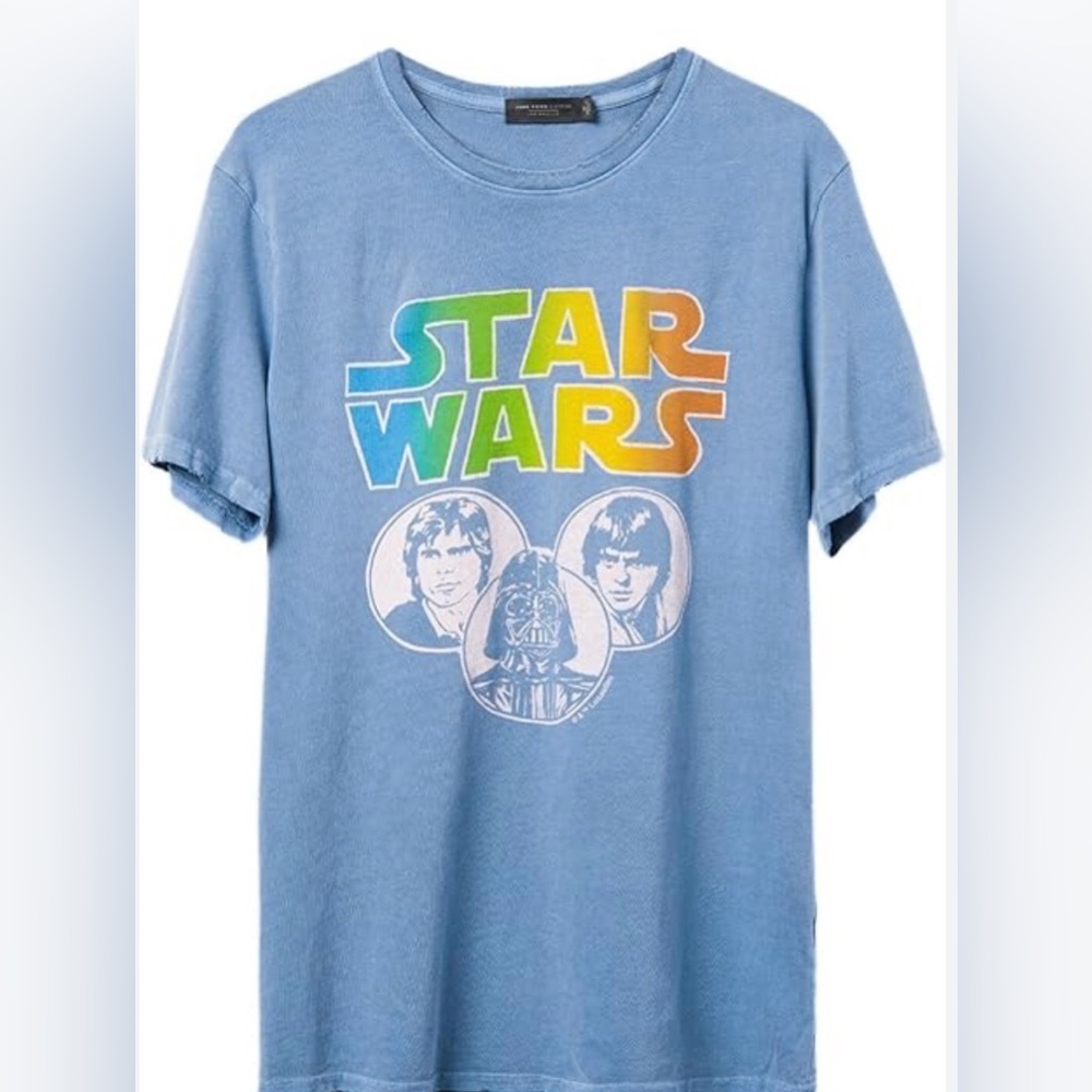 NWT Junk Food Star Wars T-Shirt Tee Short Sleeve LARGE Cotton Darth Vader